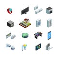 Smart Home Elements Isometric Icons Collection Royalty Free Stock Photo