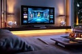 smart home entertainment system suggests content based on user p