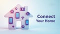 Smart Home House With Mobile Technology Royalty Free Stock Photo