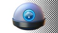 Smart home hub for automation and wireless device control png transparent image Generative AI