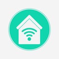 Smart home vector icon sign symbol Royalty Free Stock Photo