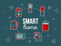 Smart home illustration