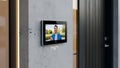 Smart Home Intercom System with Video Call Royalty Free Stock Photo