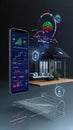 Smart home interface showcasing innovative technology for automated living environment Royalty Free Stock Photo