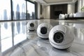 Smart home oversight integrates live feed alarm detection, using safeguarded observation for continuous acoustic system monitoring