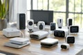 Smart home security systems employ digital cameras and studio setups to safeguard, validate, and secure educational video communic