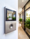 Smart Home Security - Video Intercom System Royalty Free Stock Photo