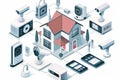 Smart home studios use cameras to validate visual teams, secure digital media connections, and safeguard multi-factor protection.