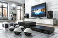 Smart home systems simulate monitoring technologies, integrating notifications with property presence sensors for enhanced persona