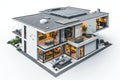 Smart home systems utilize remote security technologies, integrating secure urban centers with advanced surveillance measures.