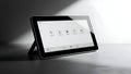 Smart Home Tablet Control Panel - Lighting, Climate, Security, Entertainment Royalty Free Stock Photo