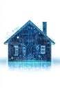 Smart Home Technology: Digital Blueprint for the Future of Intelligent Living Spaces Royalty Free Stock Photo