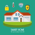 Smart home technology icon Royalty Free Stock Photo