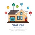 Smart home technology icon Royalty Free Stock Photo