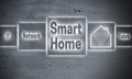 Smart Home touchscreen concept background