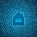 Smart house abstract background