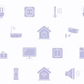 Smart House background 01-08 Royalty Free Stock Photo
