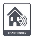 smart house icon in trendy design style. smart house icon isolated on white background. smart house vector icon simple and modern Royalty Free Stock Photo