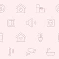 Smart House background 02-06 Royalty Free Stock Photo
