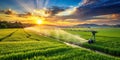Smart Irrigation System Automated Water Management for Thriving Crops in a Lush Green Field Using Microcontroller