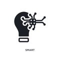 smart isolated icon. simple element illustration from smart house concept icons. smart editable logo sign symbol design on white