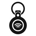 Smart keychain using wifi signal for remote control Royalty Free Stock Photo
