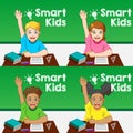 Smart Kids Cartoon Learning in the Classroom