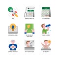 Smart life icons set