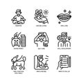 Smart life icons set