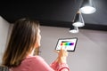 Smart Light Control Using Tablet