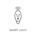 Smart light linear icon. Modern outline Smart light logo concept