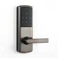 Smart lock with Bluetooth keyless smartphone entry Royalty Free Stock Photo
