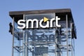 Smart logo on a building