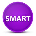 Smart luxurious glossy purple round button abstract Royalty Free Stock Photo