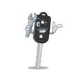 Smart Mechanic car key cartoon character design