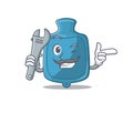 Smart Mechanic hot water bag cartoon character design