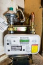 Smart meter for gas Royalty Free Stock Photo