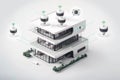 Smart network management in Security operations employs megapixel cameras, ensuring protective measures are securely synchronized