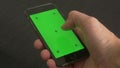 Smart Phone green screen