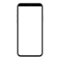 Smart phone mobile vector flat drawing on white background