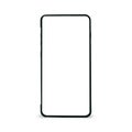 Smart phone mock up, empty blank gadget device screen template, cut out isolated