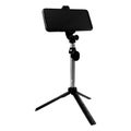 Smart phone and tripod isolated on white background Royalty Free Stock Photo