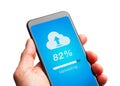 Smart Phone Uploading to the Cloud