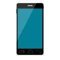 Smart phone vector with blank screen