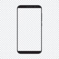 Smart phone vector with transparent background