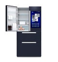 Smart refrigerator concept Royalty Free Stock Photo