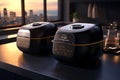 Smart rice cookers with customizable cooking progr