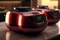 Smart rice cookers with customizable cooking progr Royalty Free Stock Photo