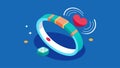 A smart ring that utilizes biofeedback to help individuals regulate their heart rate and manage anxiety in highpressure Royalty Free Stock Photo