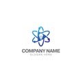 Smart science logo design template vector